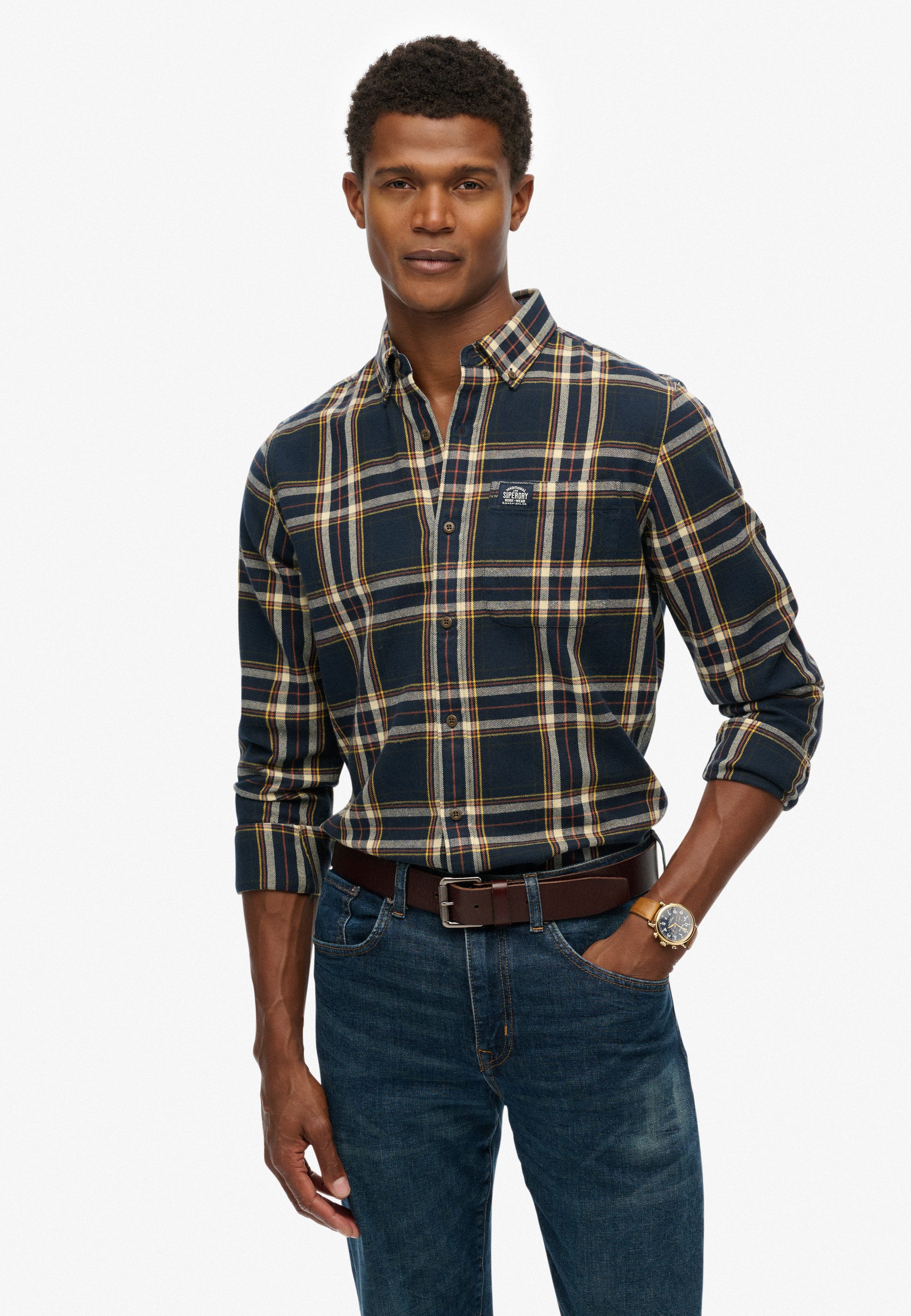 Superdry Langarmhemd L/S COTTON LUMBERJACK SHIRT günstig online kaufen