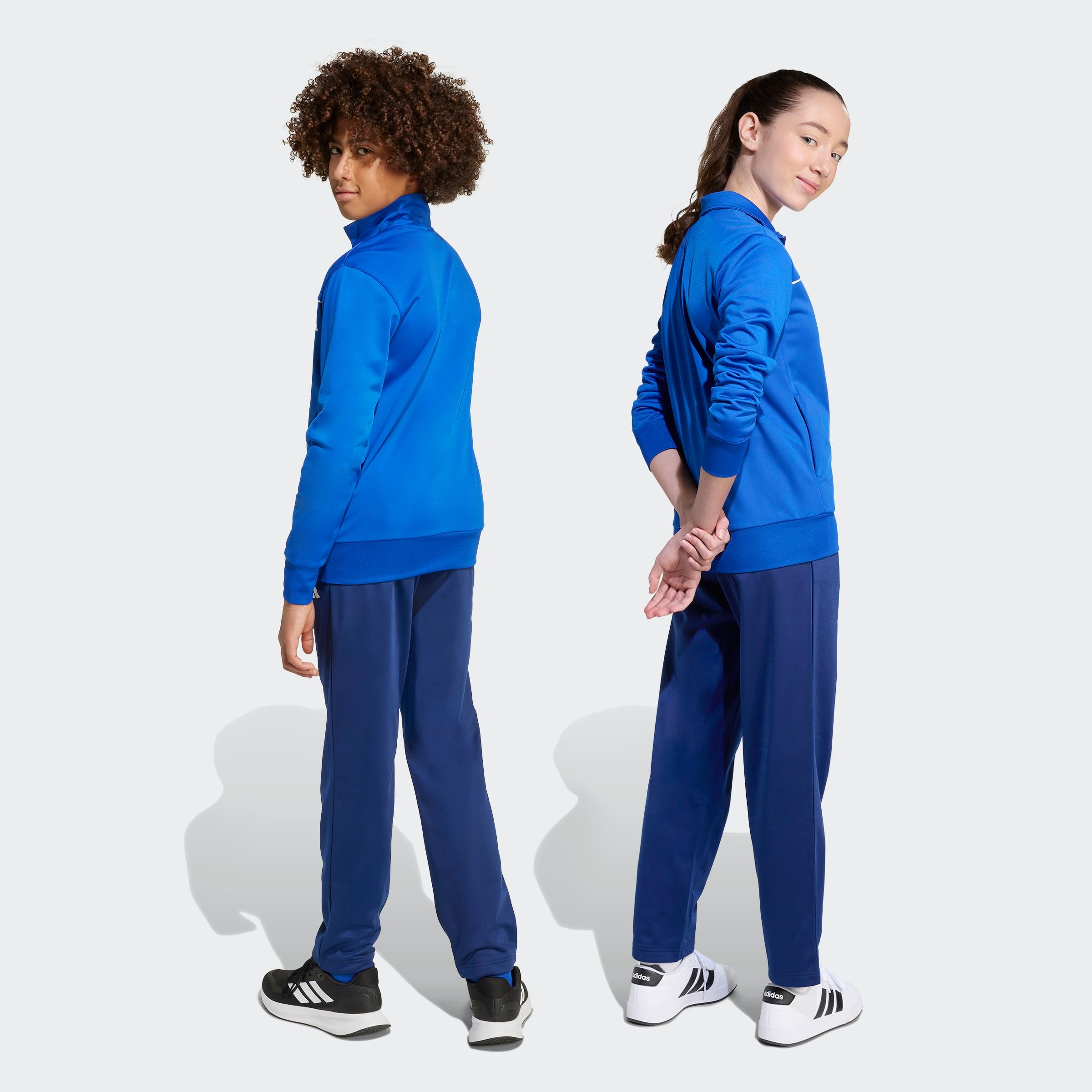 adidas Sportswear Trainingsanzug J CP TR TS (2-tlg), für Kinder und Teens, zweiteiliges Set, mit Stehkragen