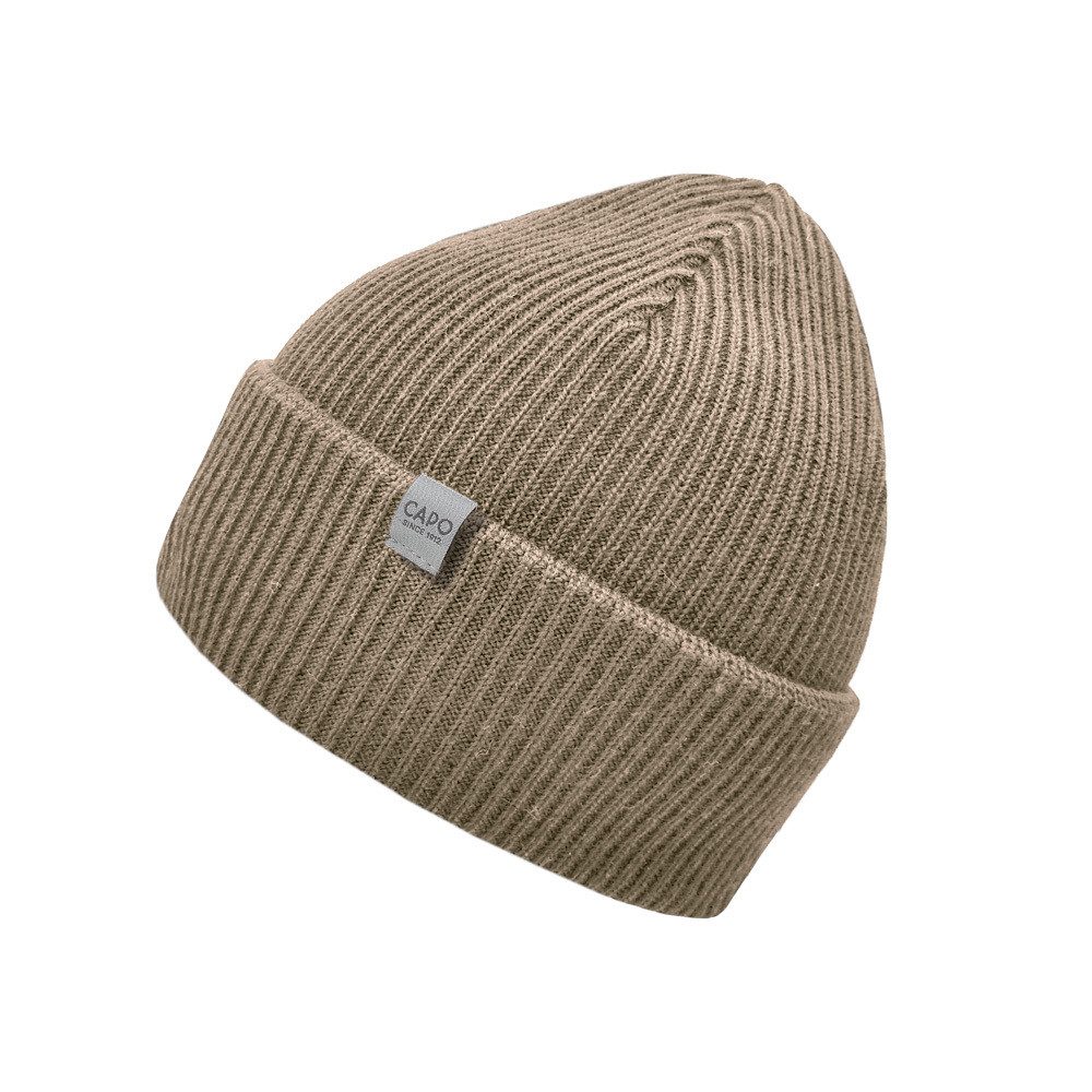 CAPO Strickmütze Strickmütze, Umschlag Merinowolle (1-St) Merinowolle günstig online kaufen