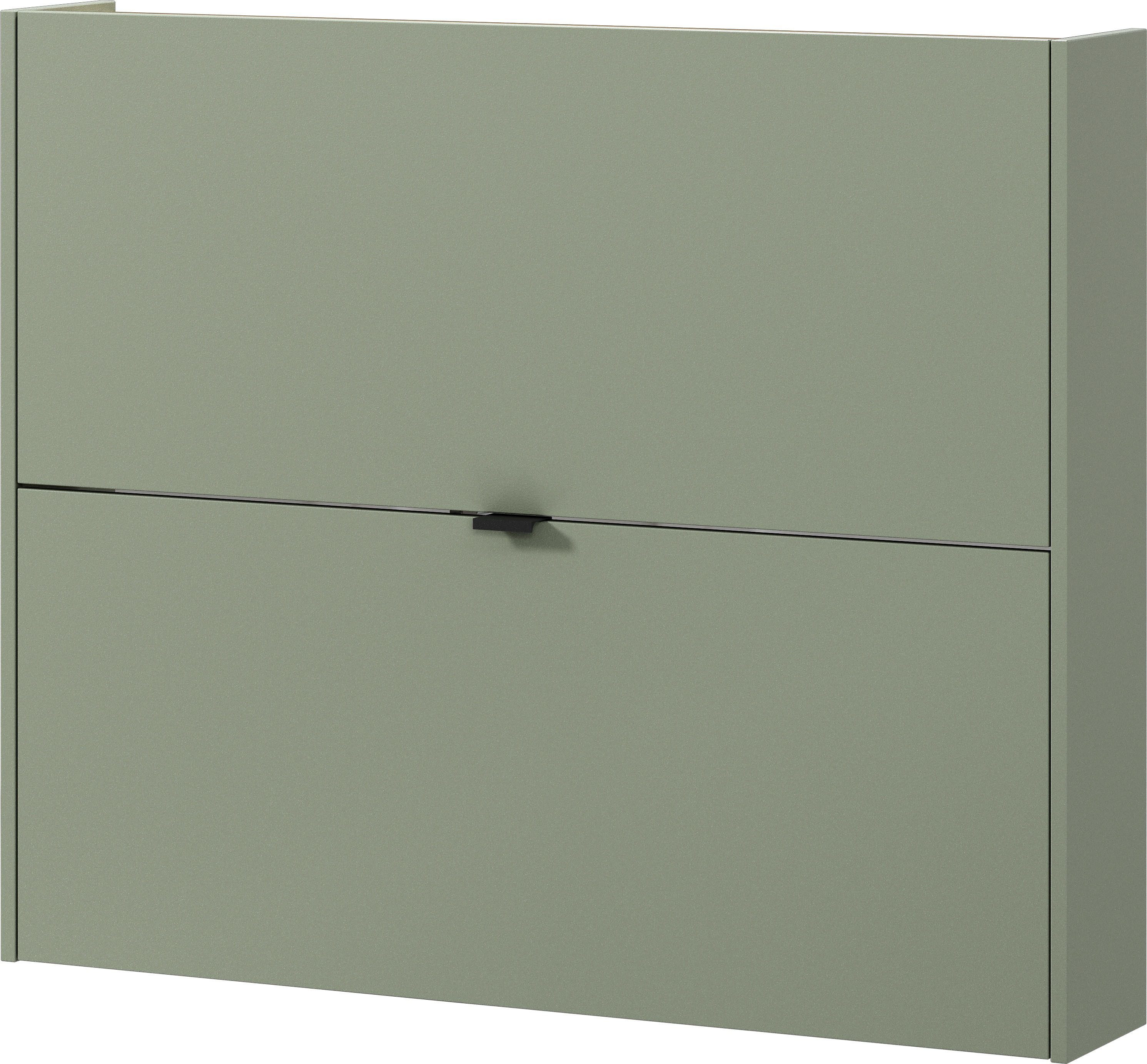 GERMANIA Schuhschrank Ameca (1-St) für schmale Flure, Tiefe: 18cm, Soft-close, Breite: 100 oder 140 cm