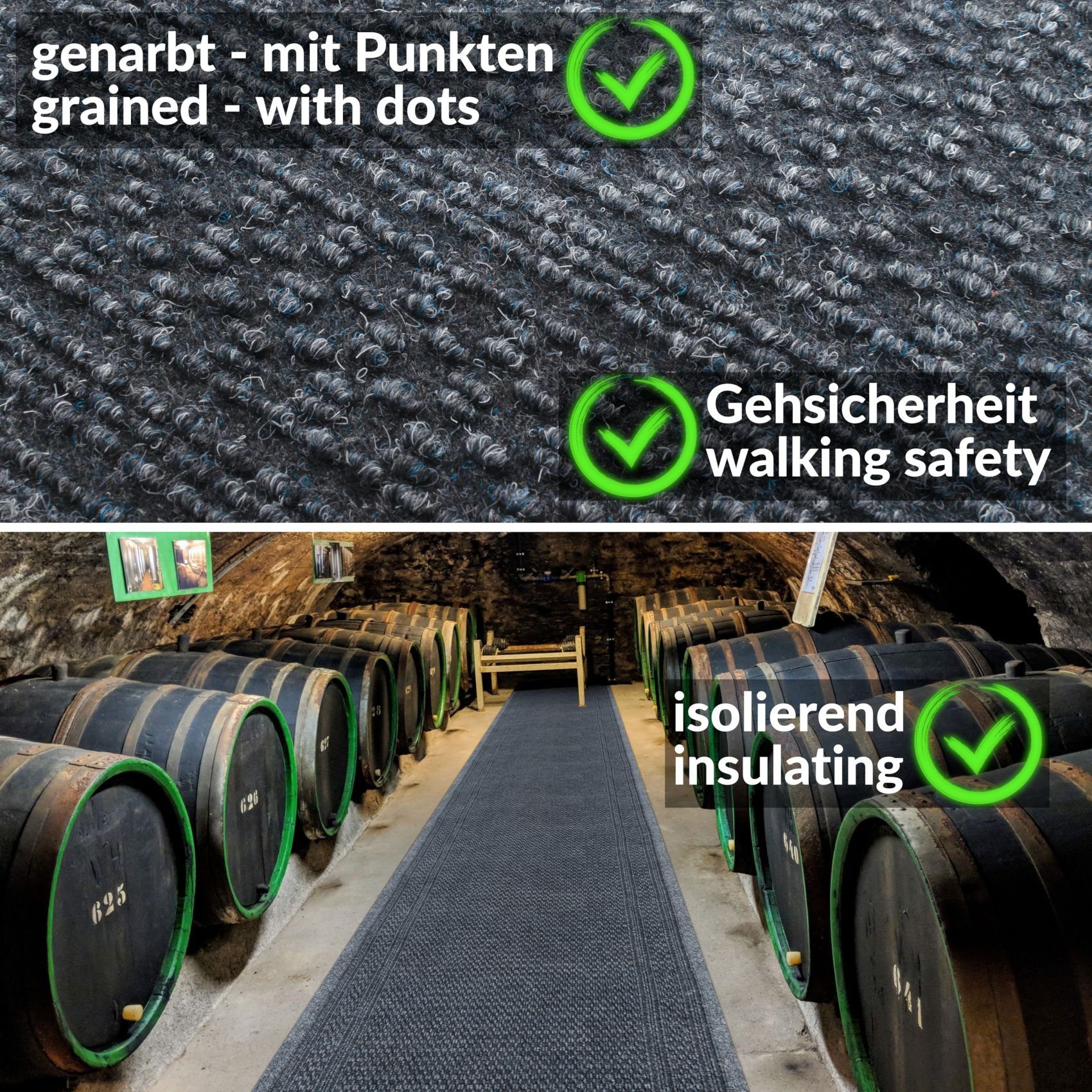 ANRO Läufer, Eckig, Höhe: 6 mm, günstig online kaufen