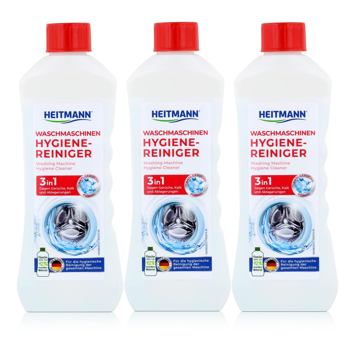 HEITMANN Heitmann Waschmaschinen Hygiene Reiniger 250ml gegen Kalk und Gerüche Spezialwaschmittel
