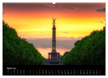 CALVENDO Wandkalender Berliner Stadtansichten (Premium, hochwertiger DIN A2 Wandkalender 2023, Kunstdruck in Hochglanz)