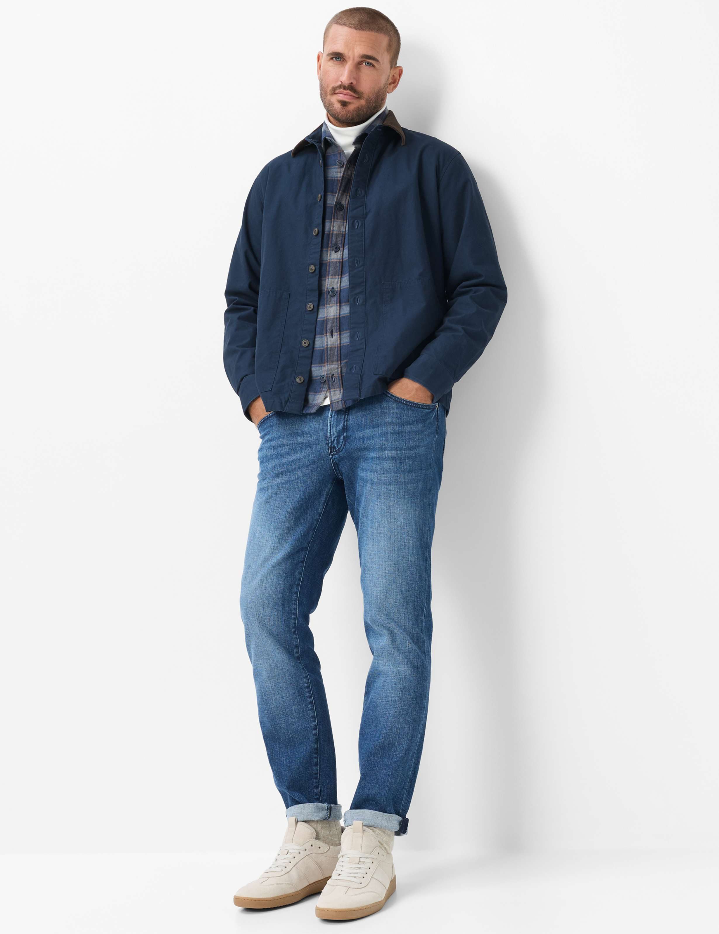 Brax Langarmhemd Style KAY Overshirt aus reiner Baumwolle – Bild 2 von 5