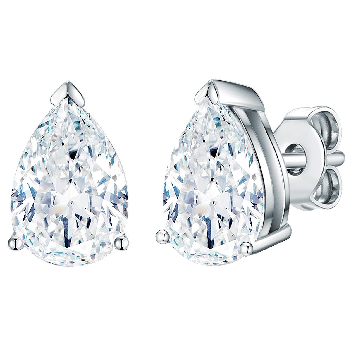 Lulu & Jane Paar Ohrhänger Tropfen silber, mit Tropfen günstig online kaufen