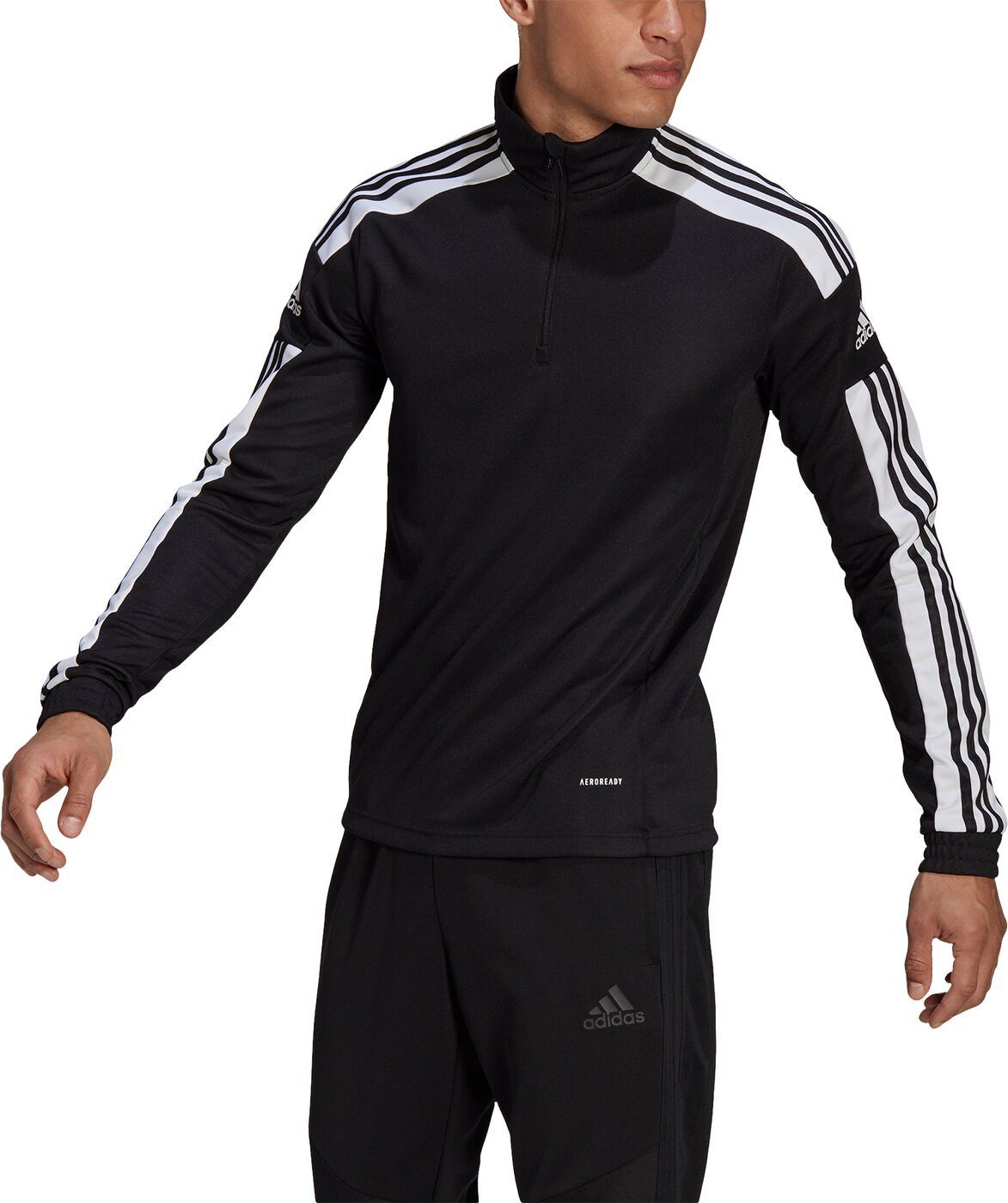 TOP BLACK/WHITE schwarzweiss adidas TR Sportswear Trainingsshirt Performance adidas SQ21