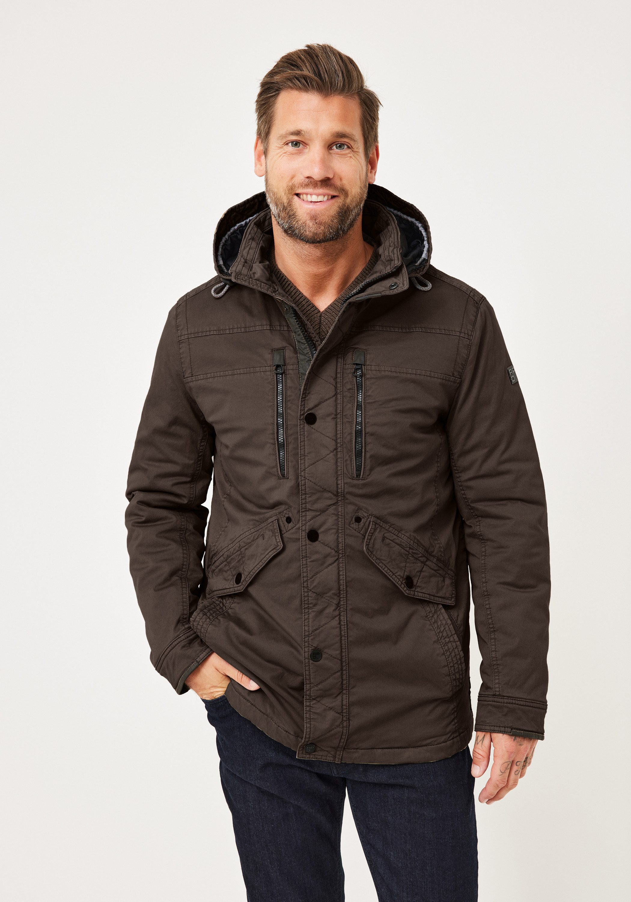 Redpoint Parka KORWIN Baumwoll-Parka mit abnehmbarer günstig online kaufen