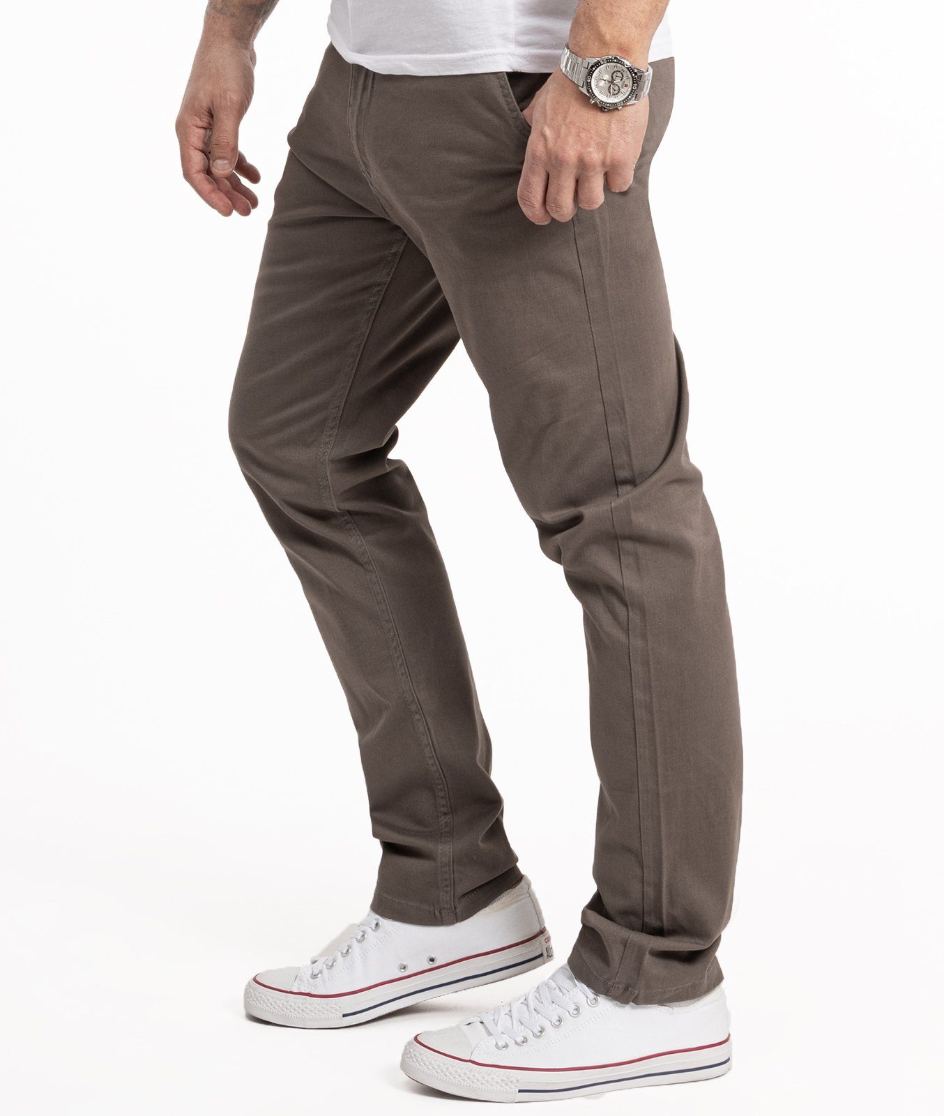 Indumentum Chinohose Herren Regular Fit Chinohose günstig online kaufen