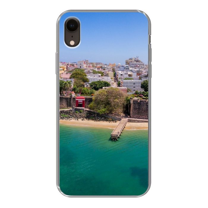 MuchoWow Handyhülle San Juan Fotodruck Handyhülle Apple iPhone XR Smartphone-Bumper Print Handy