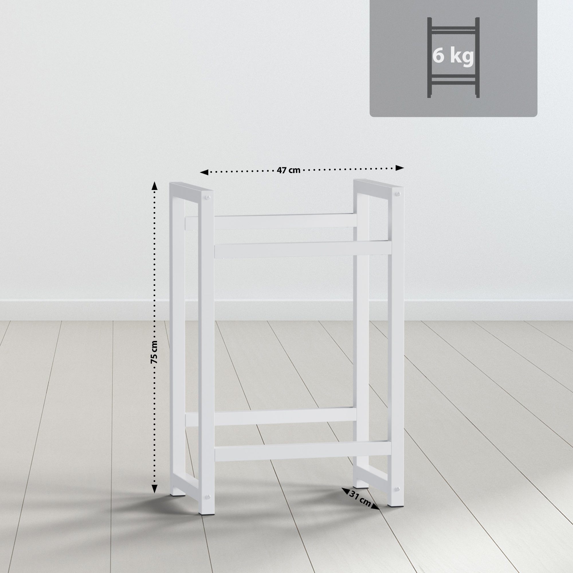 CLP Standregal Stack, Getränkekistenständer aus stabilem günstig online kaufen