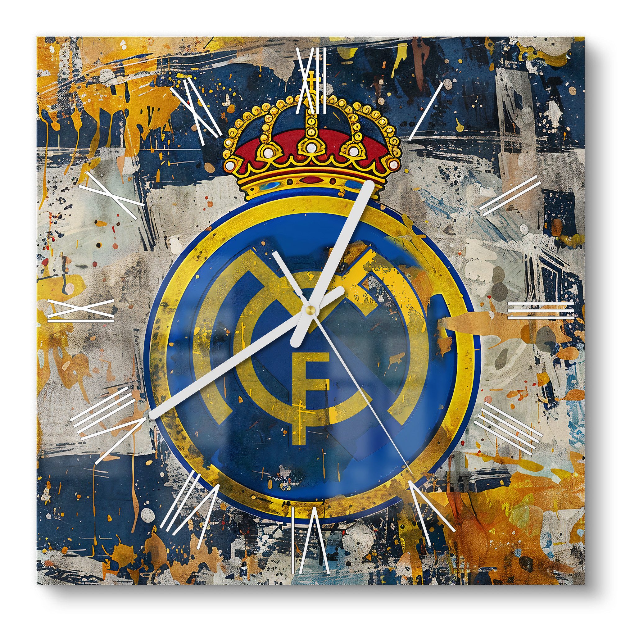 DEQORI Wanduhr 'Wappen Real Madrid' (Glas günstig online kaufen