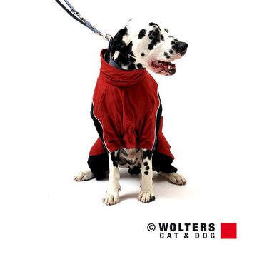 Wolters Hundeoverall Regenanzug Dogz Wear rot/schwarz