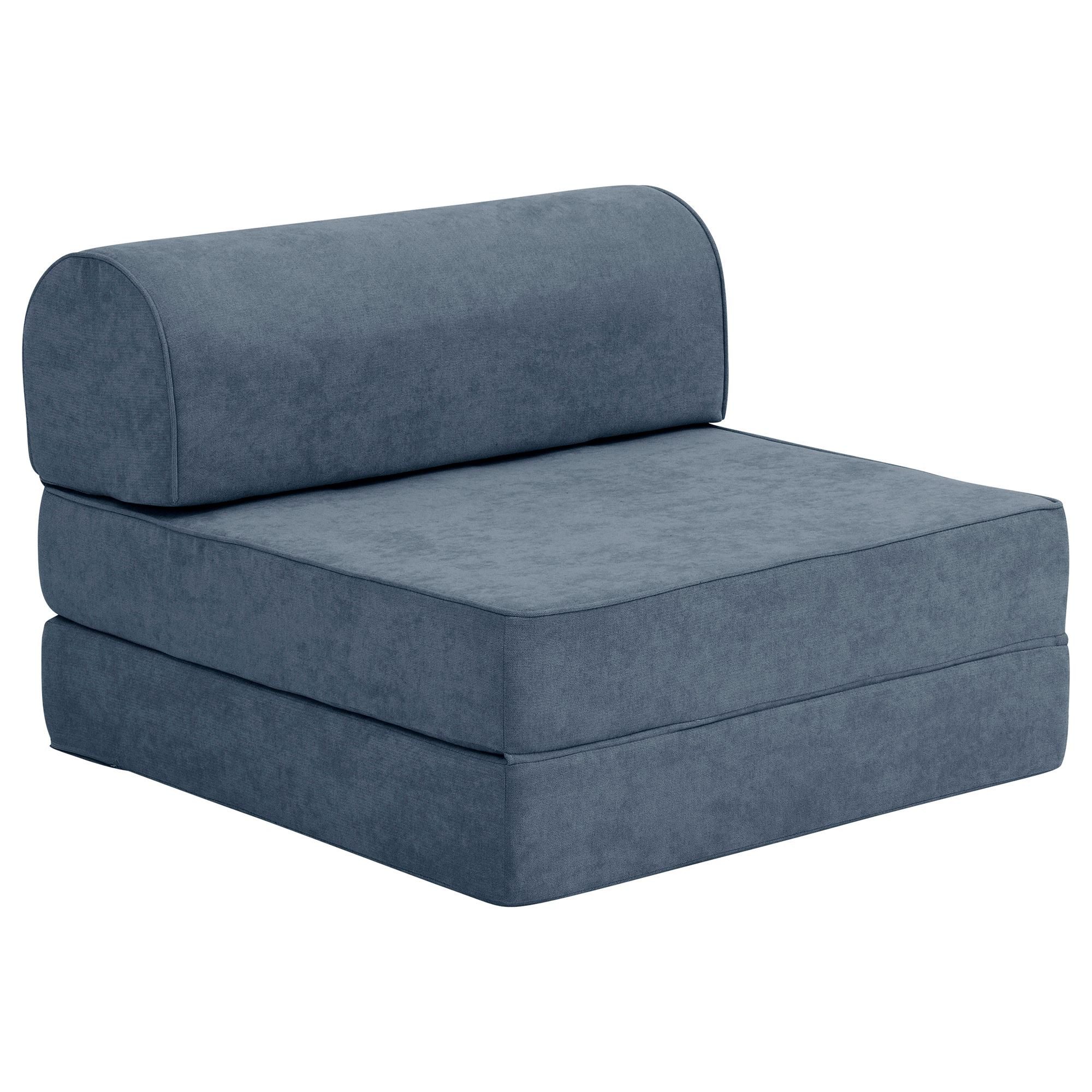 58 aufm Kessel Sessel Faltsessel Katusha Flachgewebe blau (Lieferung bis Verwendungsstelle, 1-St., Faltsessel), Bezug und Farbe individuell wählbar für persönliches Wohnambiente