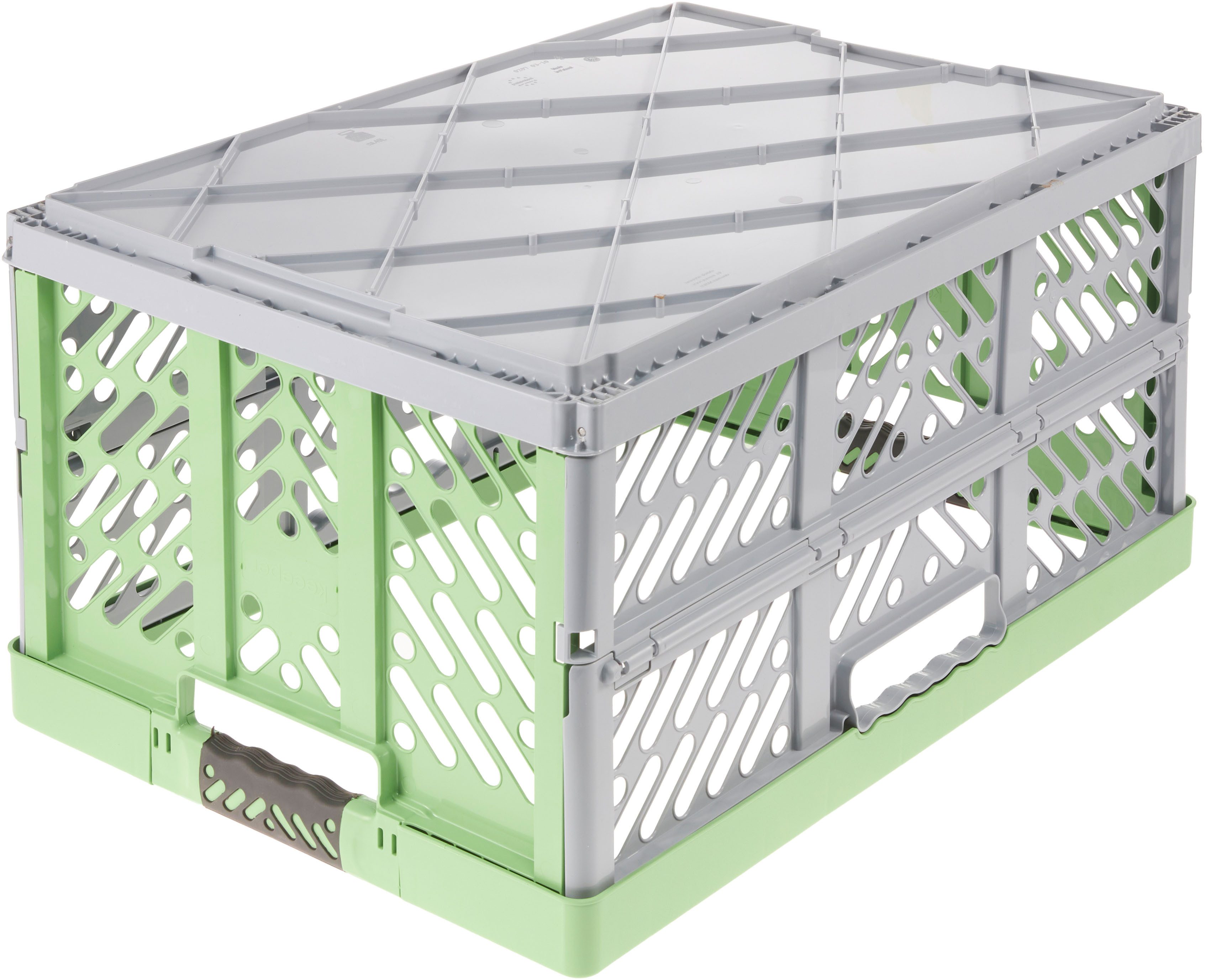 keeeper Klappbox Profi-Klappbox ben eco mit Softgriffen (Set 4 St) 45 l, 54x37x28 cm, 45 l, Soft-Touch-Griffe, zusammenklappbar, leicht zu reinigen