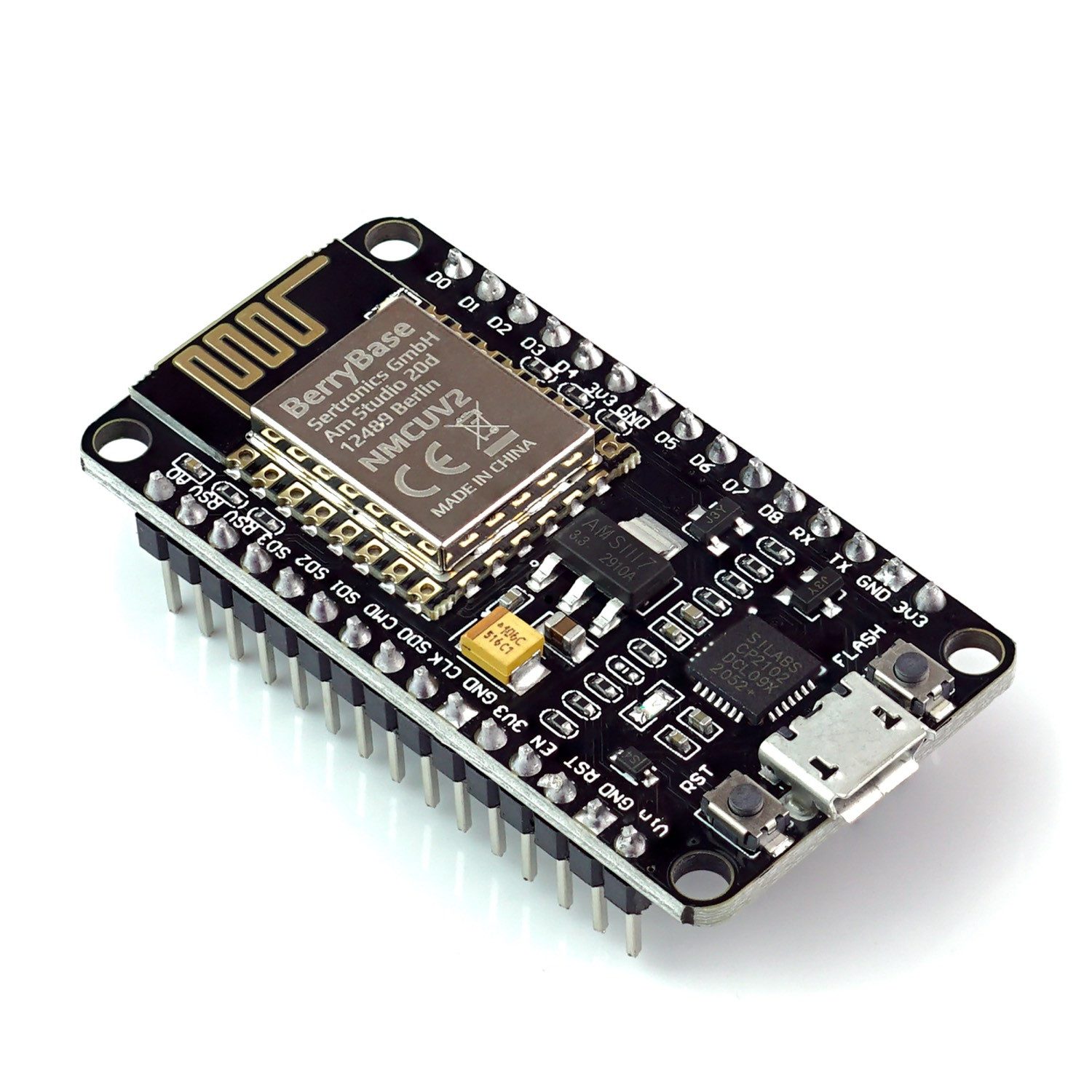 NodeMCU v2 - ESP8266 Development Board, CP2102 Mini-PC Barebone