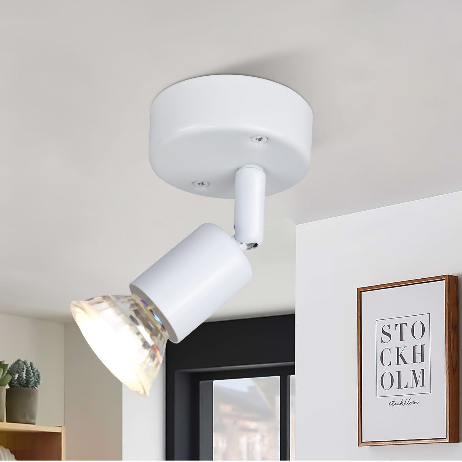 Nettlife LED Deckenstrahler Schwenkbar GU10 1/2/3/4 günstig online kaufen