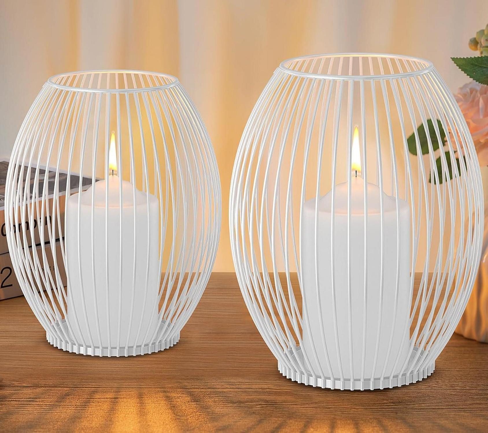 LuxusKollektion Kerzenständer Kerzenständer 2er Set Metall günstig online kaufen