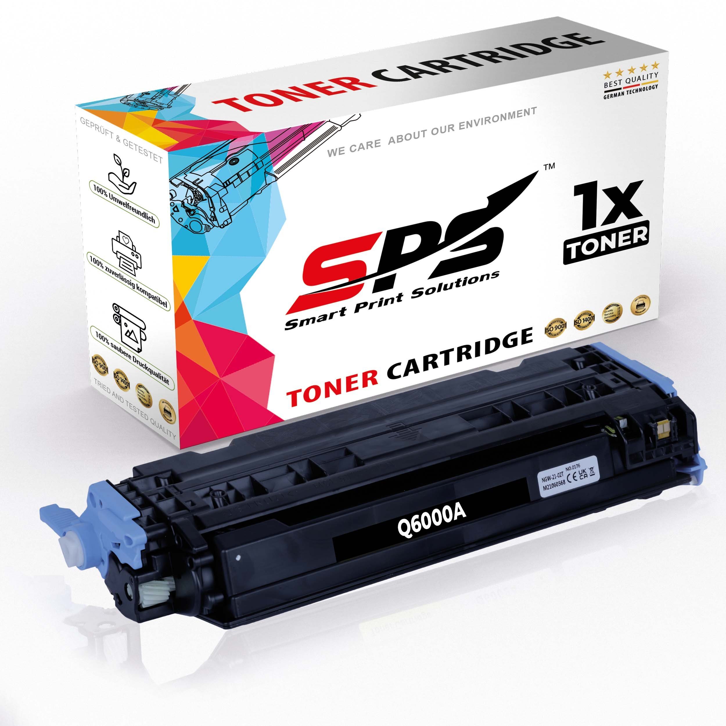 1600L Color Q6000A, Pack) für 124A (1er HP Kompatibel SPS Laserjet Tonerkartusche