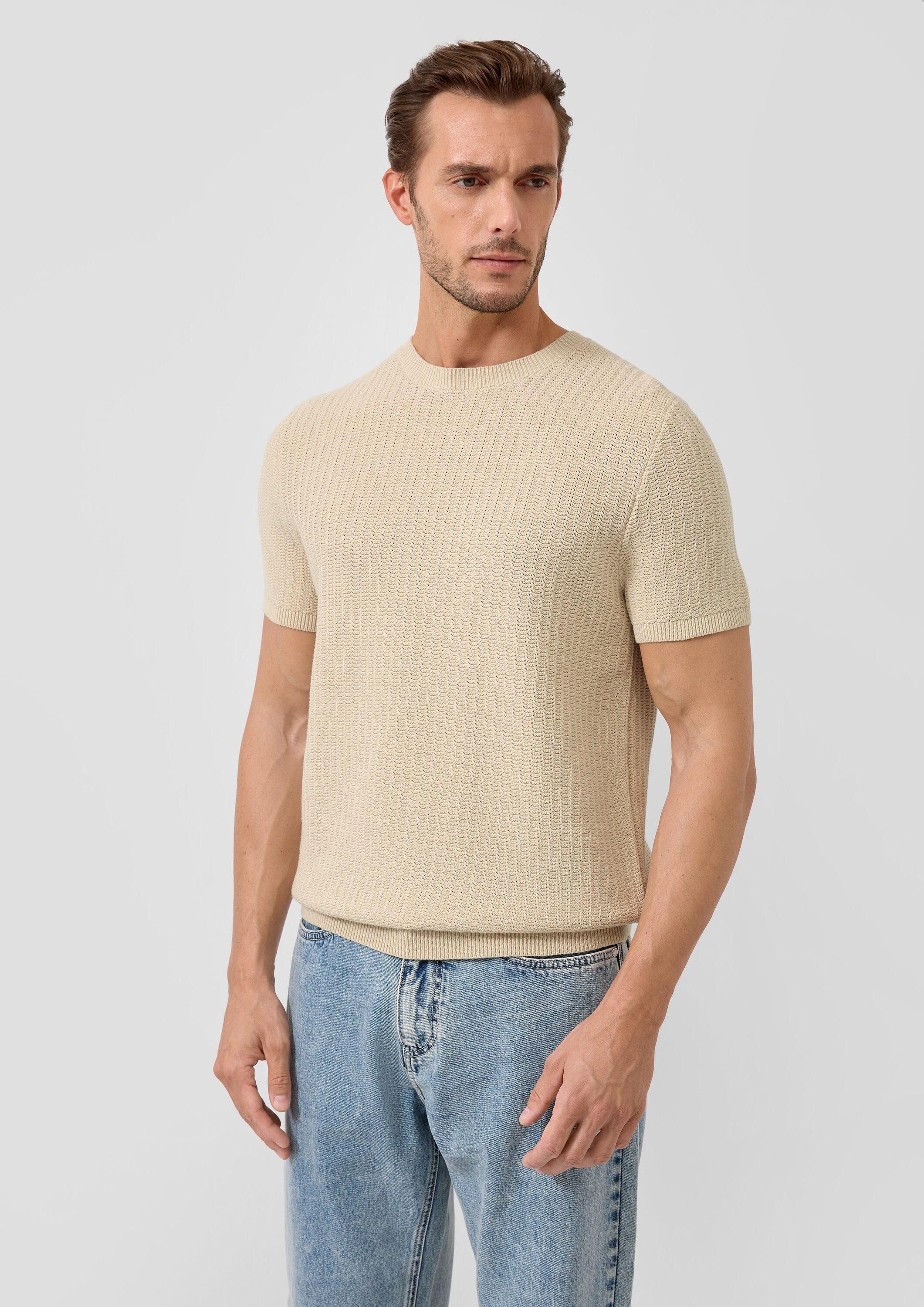 Kurzarmpullover Strickpullover