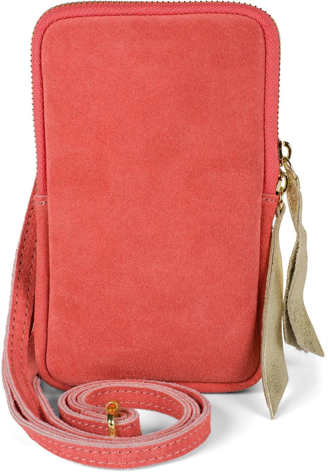 styleBREAKER Mini Bag Echtleder Handy Umhängetasche günstig online kaufen