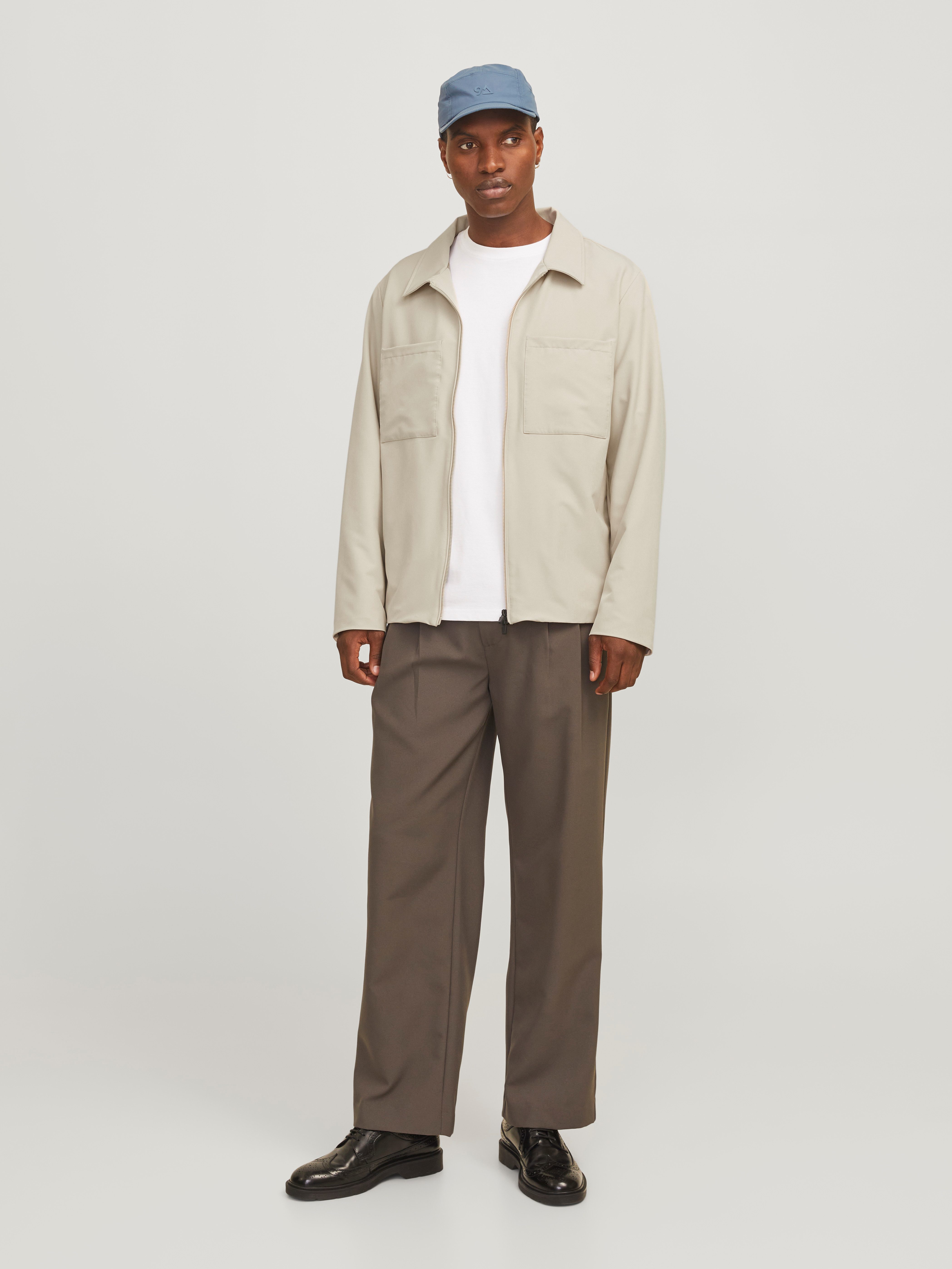 Jack & Jones Hemdjacke JJEPERFECT SHACKET SN mit Brusttaschen