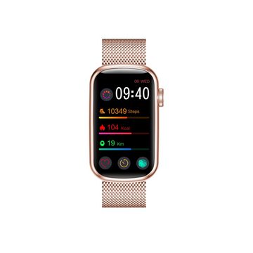 GARETT Smartwatch Garett Wave RT gold, steel Smartwatch