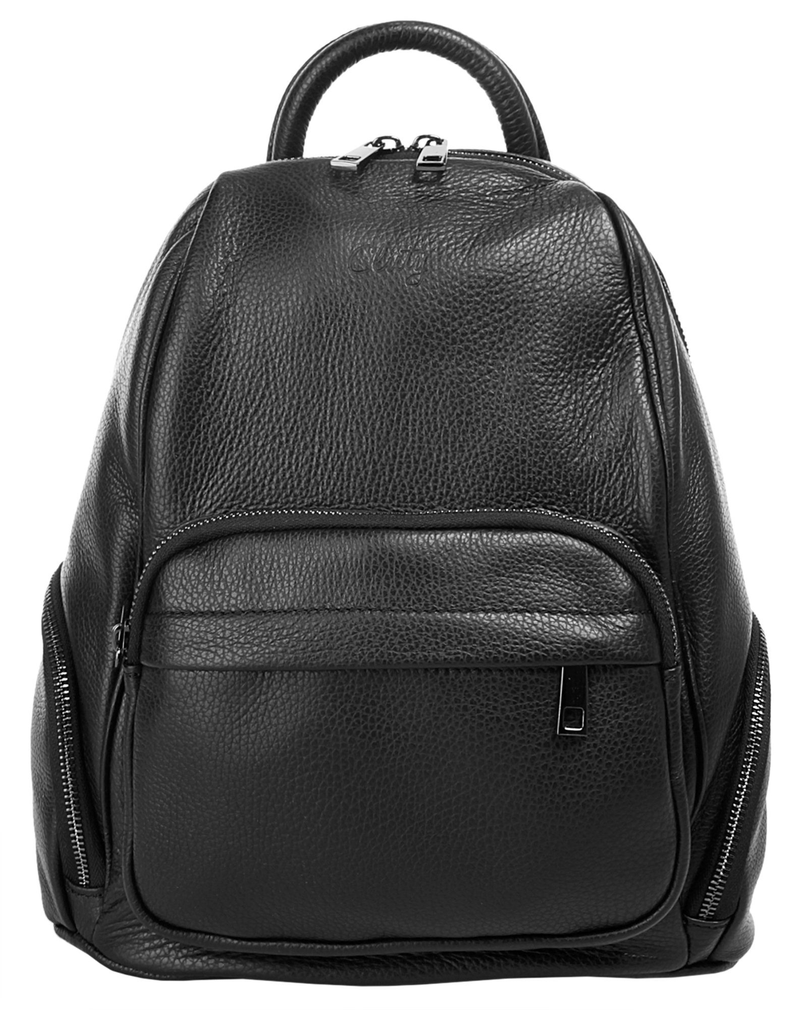 Cluty Cityrucksack, echt Leder, Made in Italy