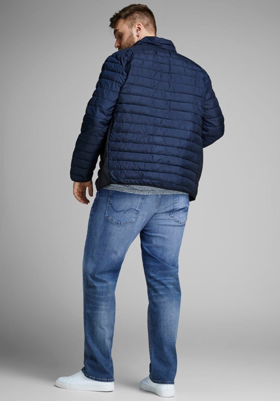PlusSize mittelblau Jeans Tim 52 Weite Jack bis Jones Slim-fit-Jeans Icon &