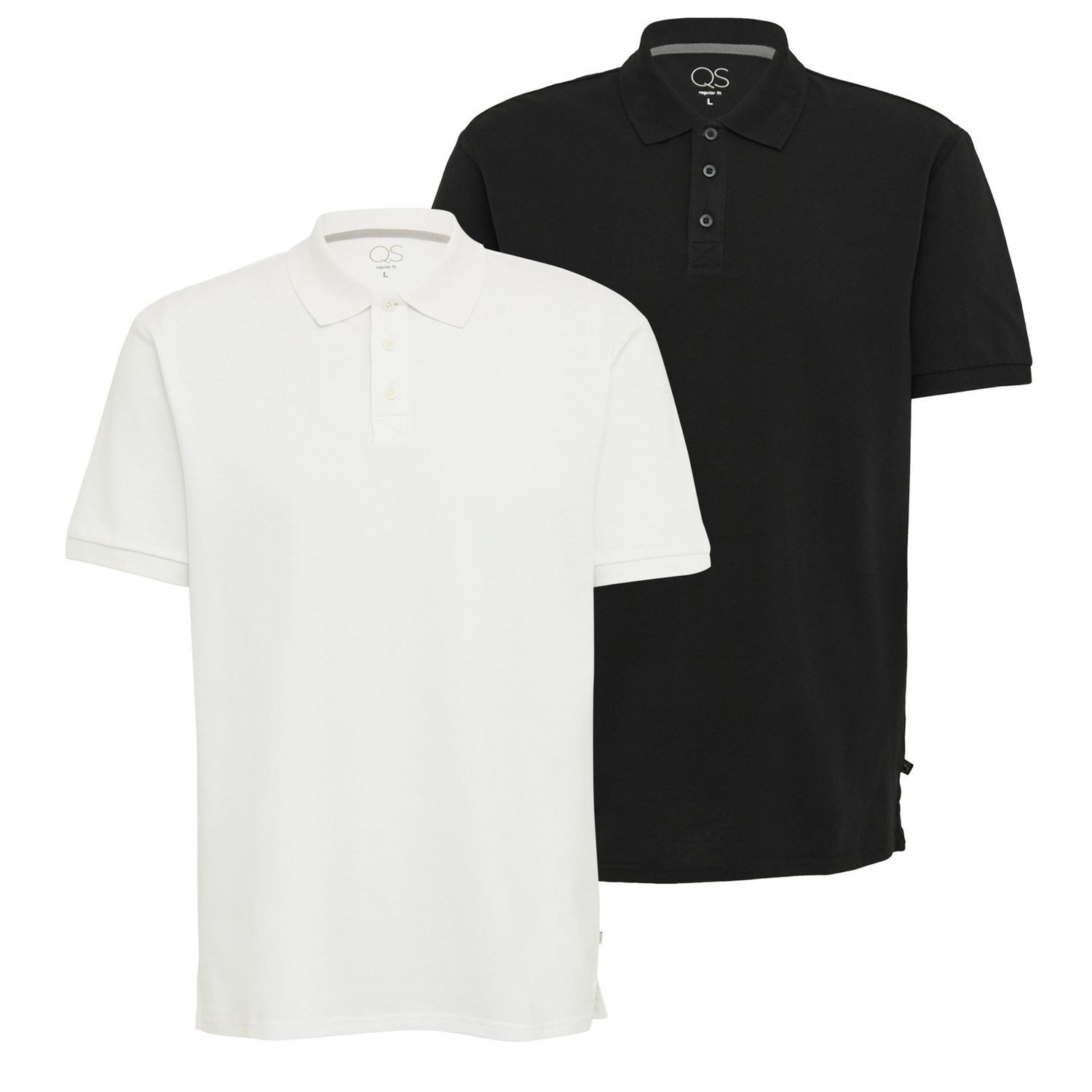 QS Poloshirt Polo-Shirt Kragen, Knöpfe, Regular günstig online kaufen