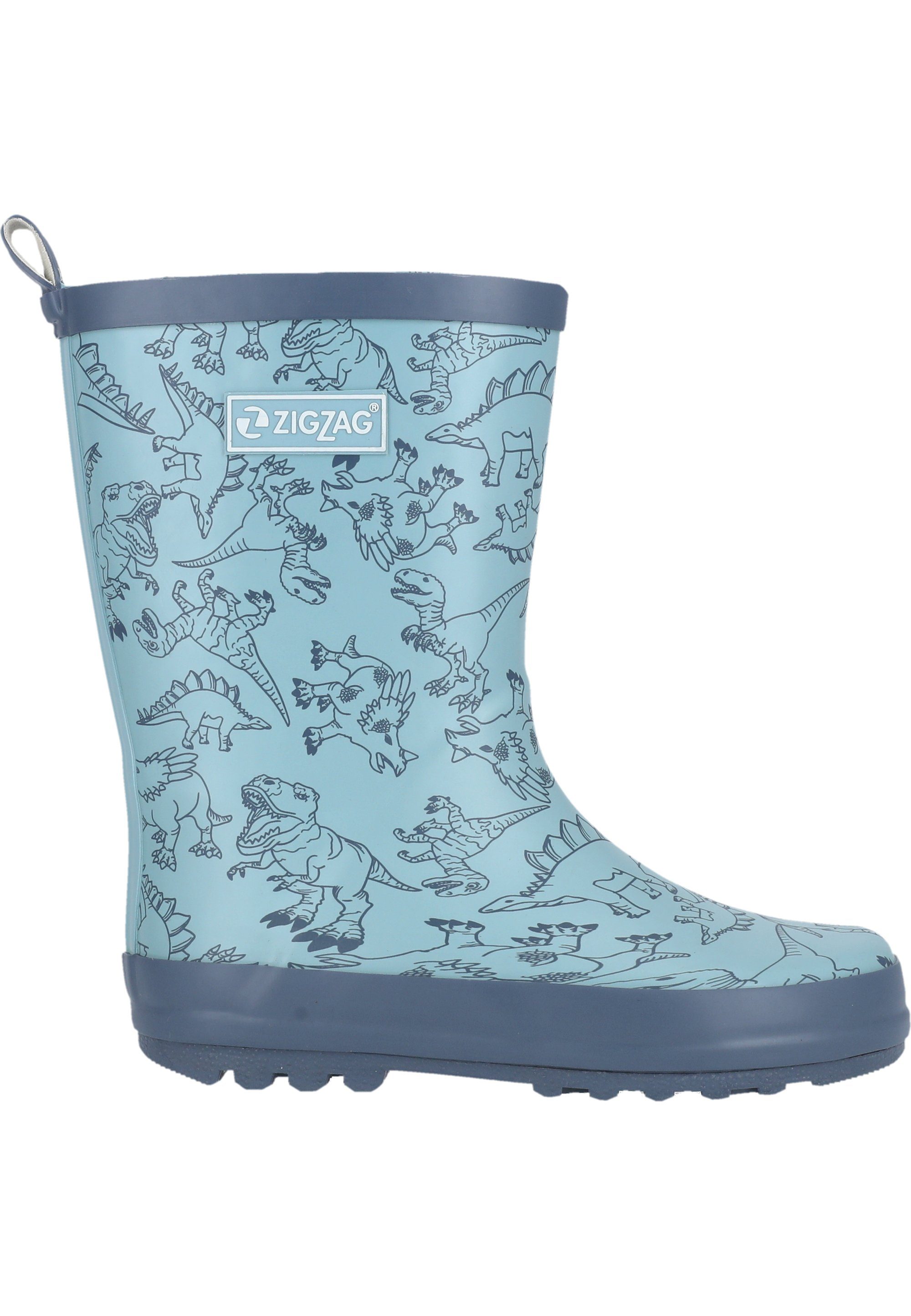 ZIGZAG mit wasserdichter hellblau Eigenschaft Gummistiefel Gemus