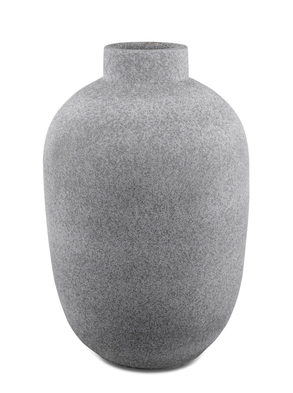 H:40cm Grau Heavy, D:33cm Bodenvase formano Keramik