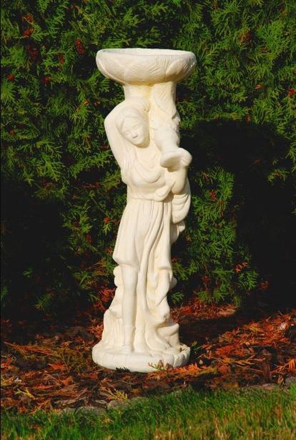 Skulptur Figur LEA Garten Statue Skulptur Figuren Statuen Deko Statuen Stein
