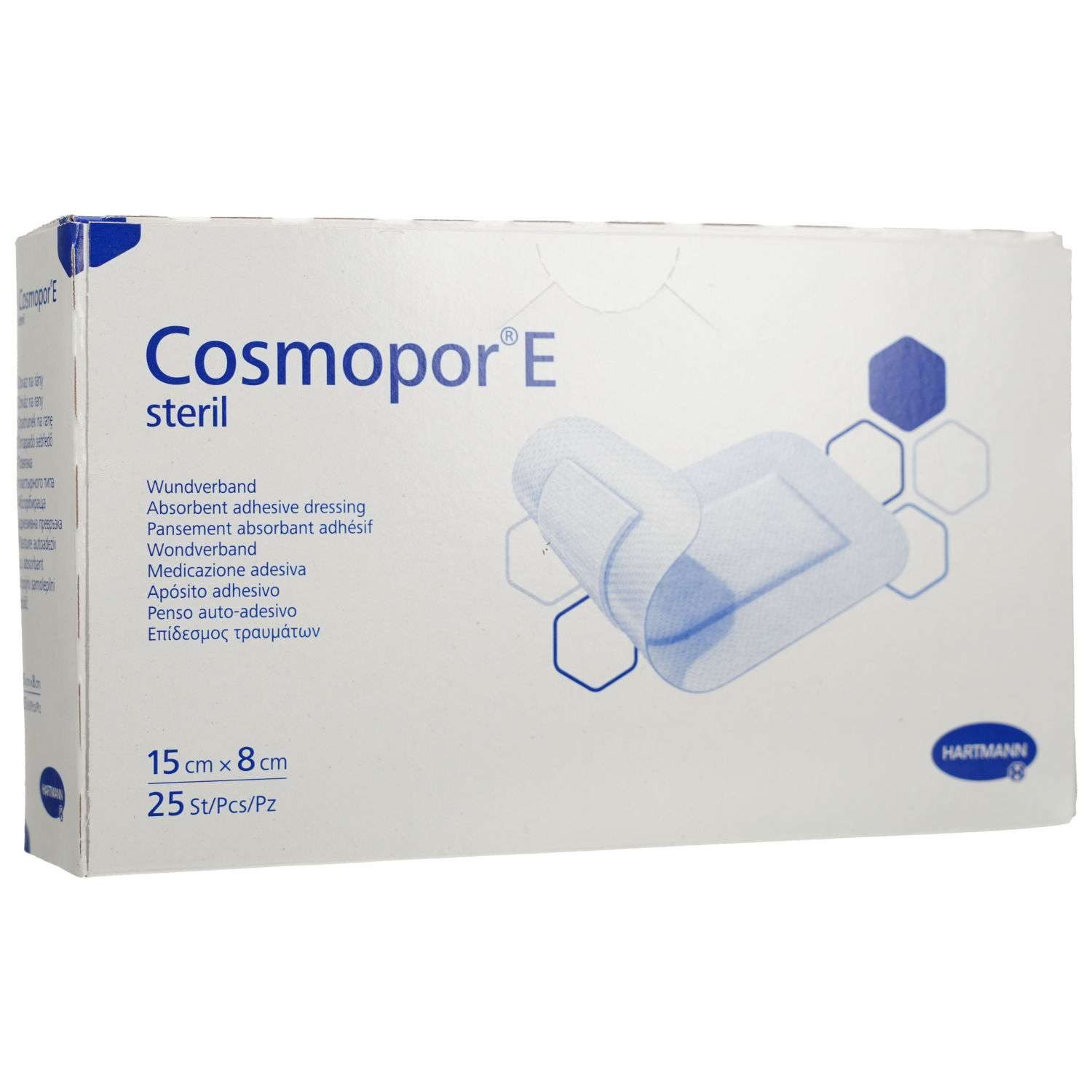HARTMANN Wundpflaster steril Wundverband 15 x 8cm 25 Stk. PZN 4049500971034