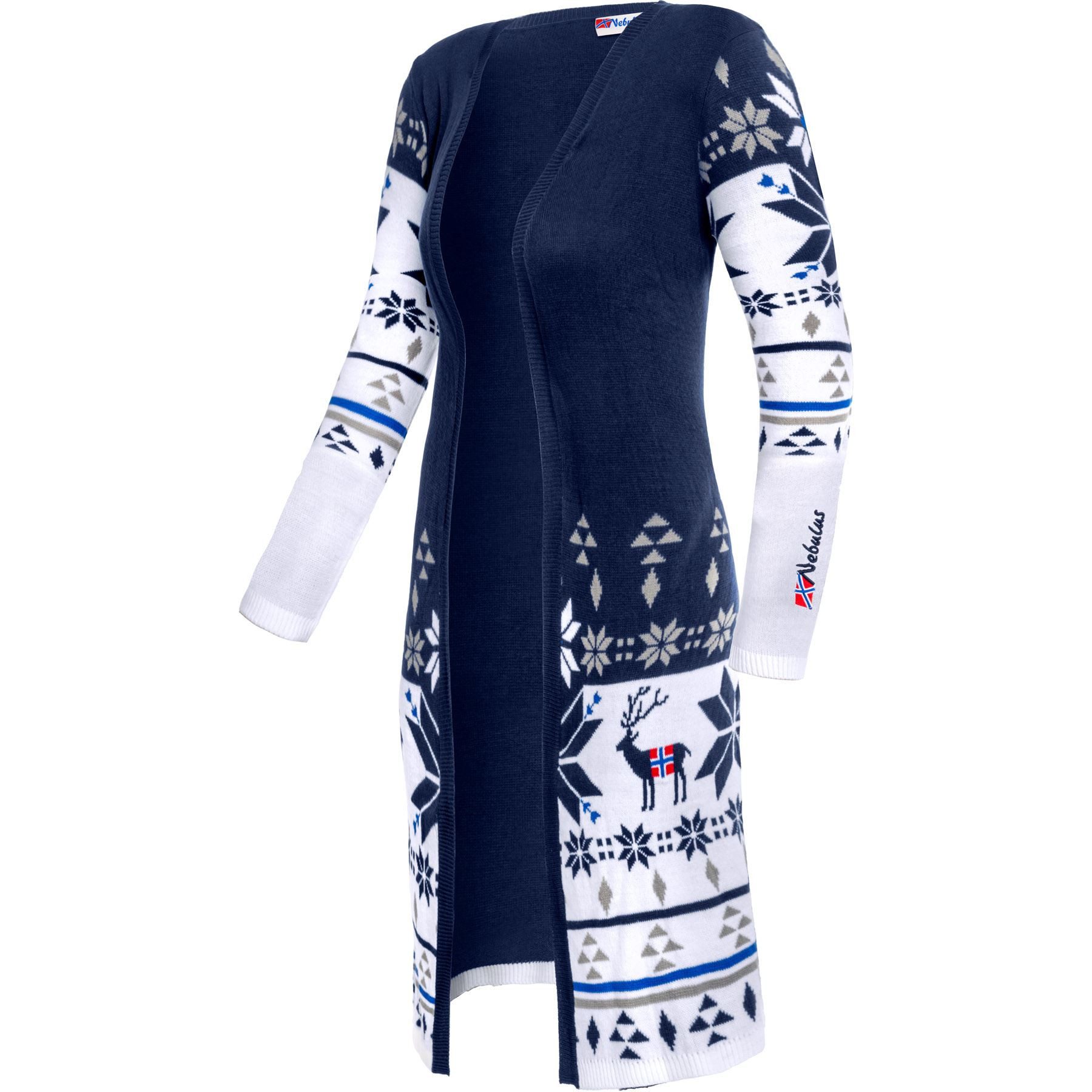 Nebulus Pullover & Shorts NOORS, P6224 - Damen, navy-weiß, L/40