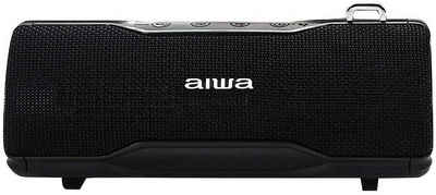 Aiwa BST-500 Bluetooth Lautsprecher Boombox TWS, IP67, 12W, Hyperbass Bluetooth-Lautsprecher (Bluetooth, 12 W, Wiederaufladbarer Akku, Trageschlaufe, Freisprechfunktion, Eingebautes Mikrofon, Kompatibel mit Android-, iOS- und Windows-Geräten)