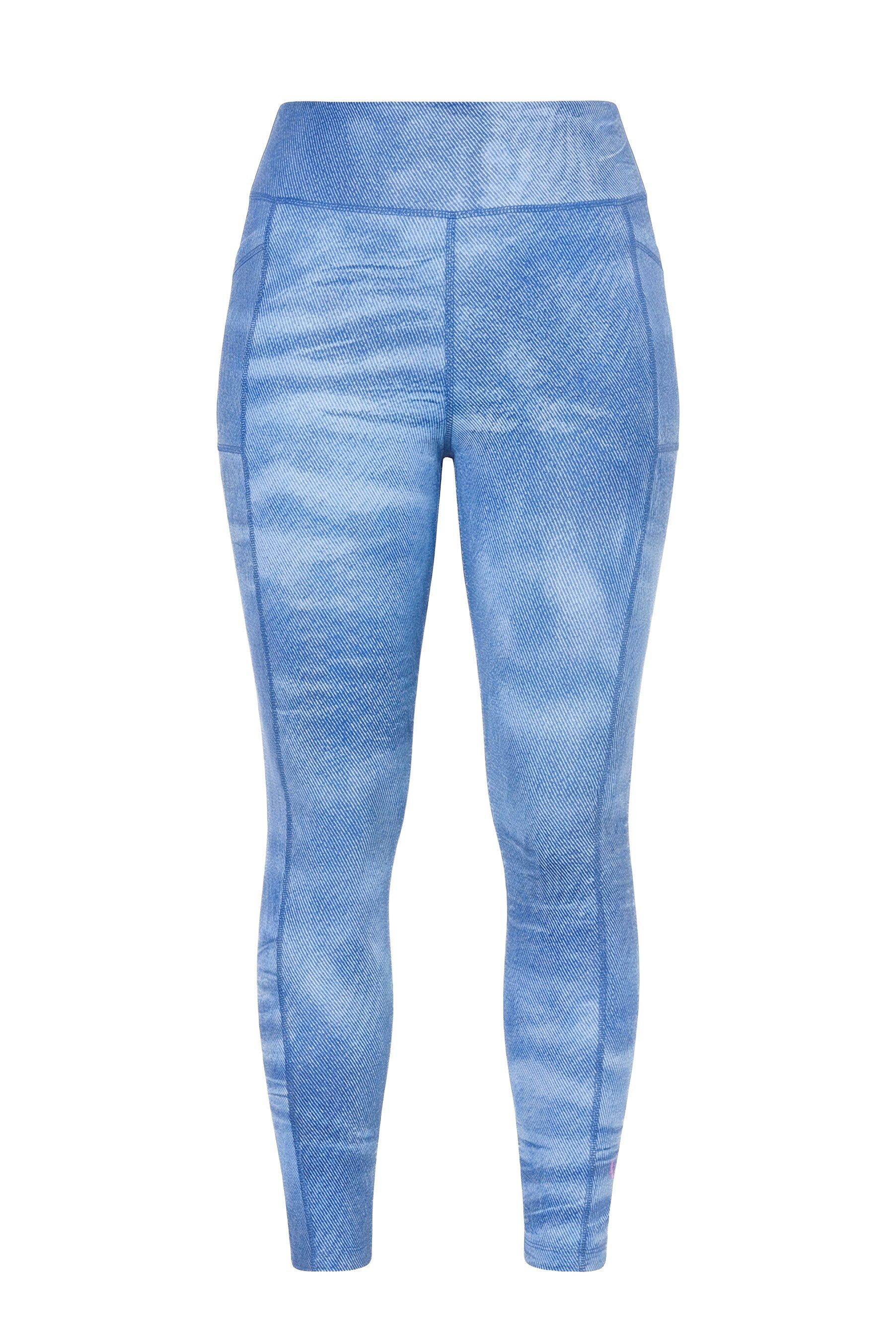 Laurasøn Leggings Lifestyle Leggings DenimPrint Elastikbund