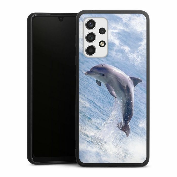DeinDesign Handyhülle Delfine Meer Wal Springender Delphin Samsung Galaxy A33 5G Silikon Hülle Premium Case Handy Schutzhülle