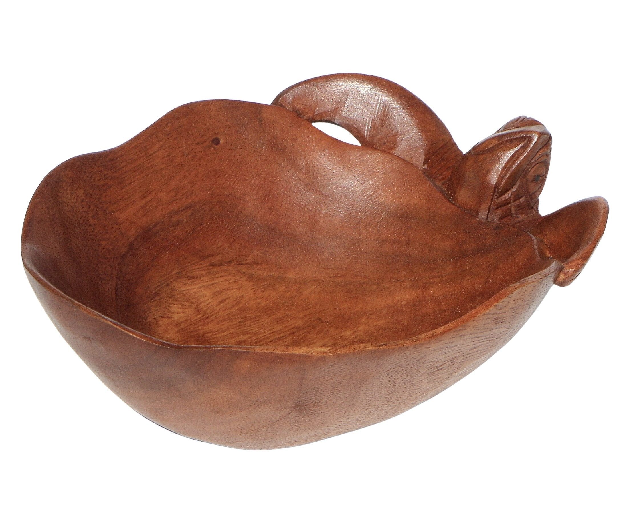 Wogeka Dekoschale Holz-Schale Schildkröte Snackschale Dekoration günstig online kaufen