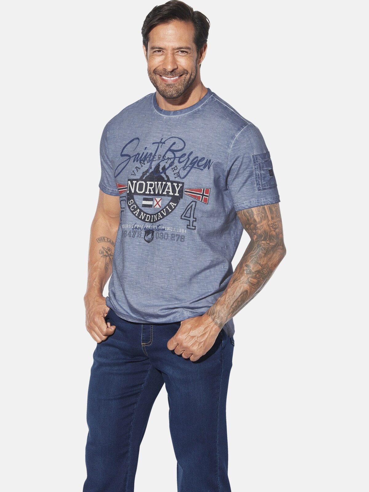 Jan Vanderstorm T-Shirt HELGO jedes Shirt günstig online kaufen