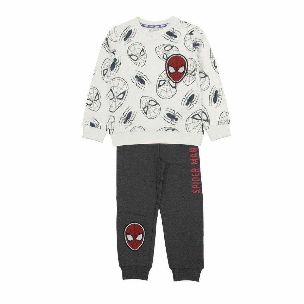 Pyjama Marvel Spider-Man Kinder Trainingsanzug Baumwollmix Freizeitanzug