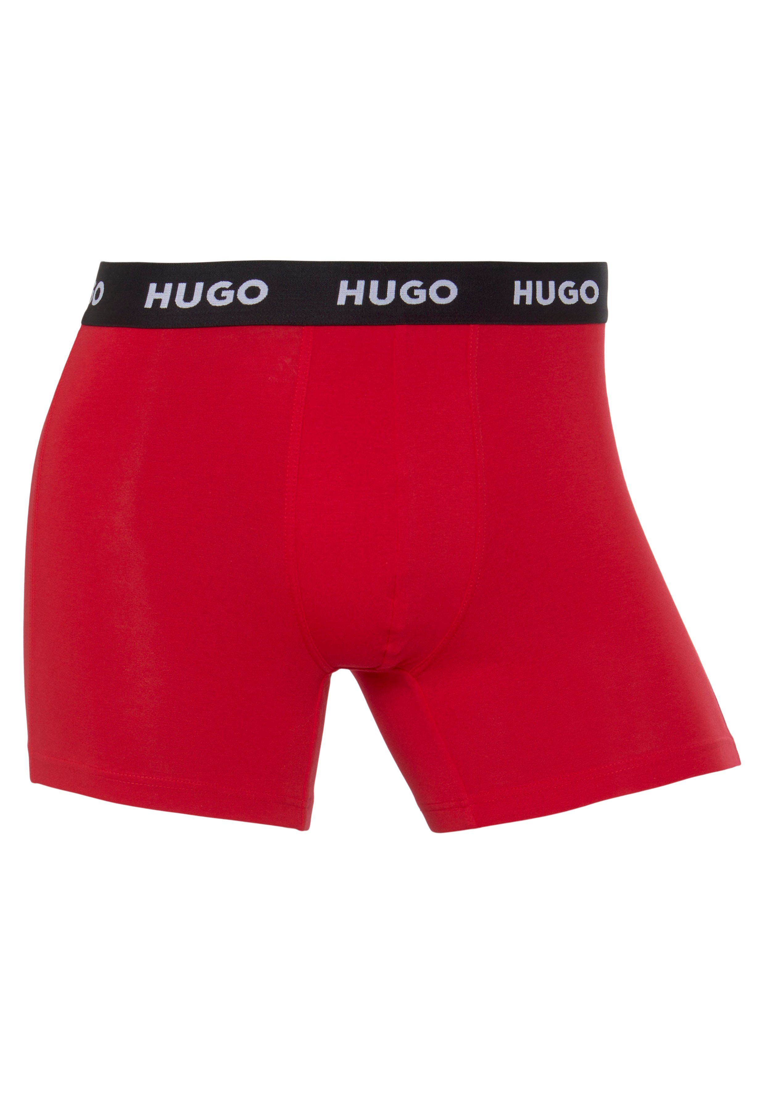 HUGO Boxer BOXERBR TRIPLET (3-St) open_miscellaneous PACK Logo-Elastikbund HUGO mit