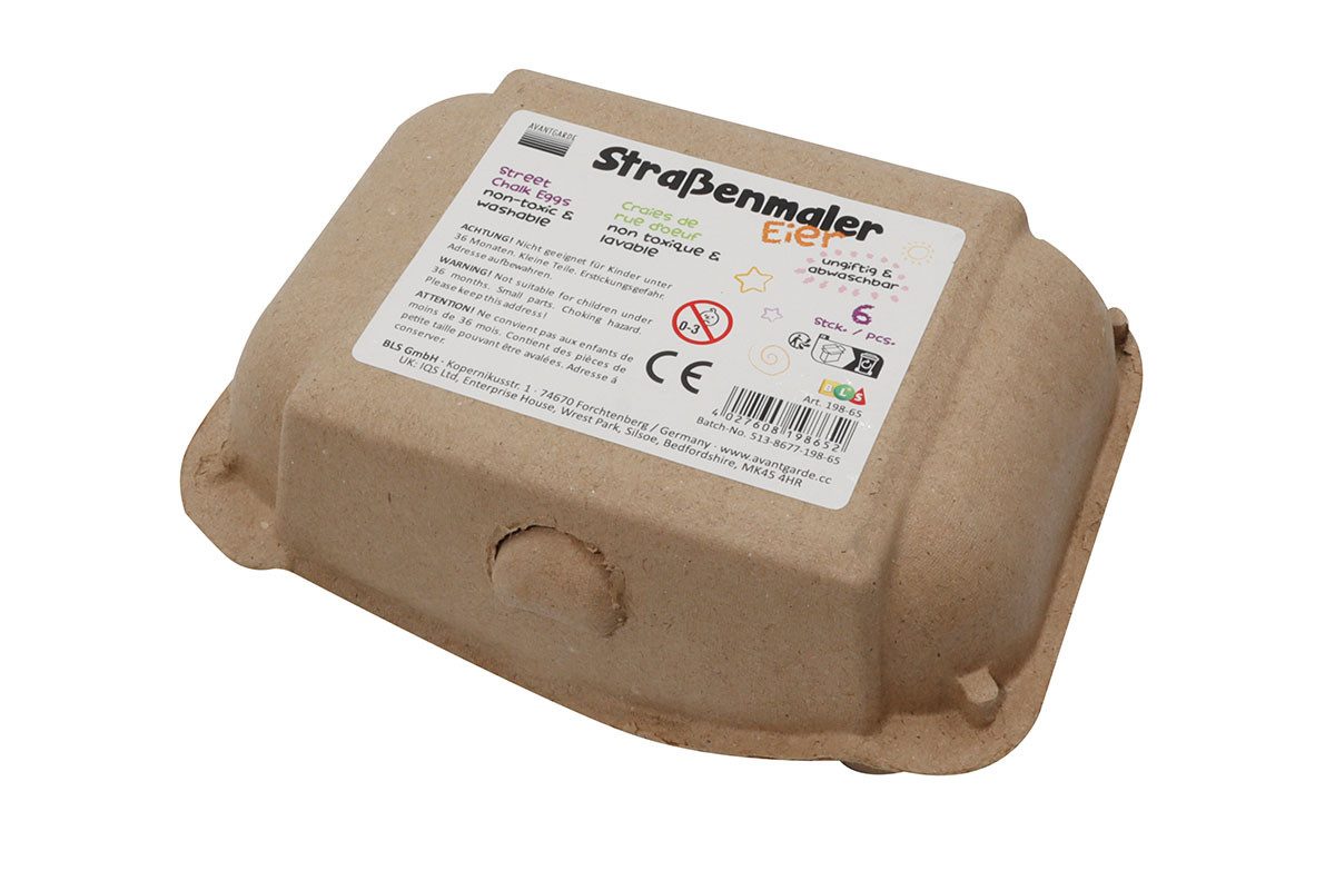 AVANTGARDE Malkreide Straßenmaler Eier, (6-tlg)