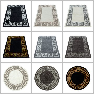 Teppich Mäander-Design, Teppium, Rechteckig, Höhe: 30 mm, Teppich Wohnzimmer Mäander-Design verschidene farben und größen