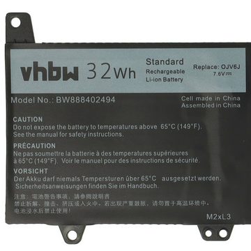 vhbw passend für Dell Inspiron 13 7368, 13 7352, 15 3567, 13 7347, 11 3185, Laptop-Akku 4200 mAh