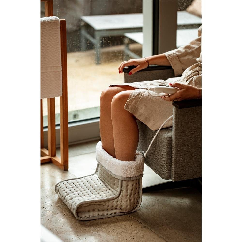 Adler Elektrofußwärmer AD 7432, elektrischer Fußwärmer, mit 4 Temperaturstufen, LCD-Steuerung