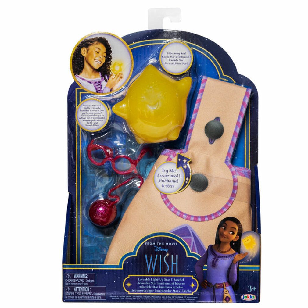 Jakks Pacific Rucksack Disney Wish - Interaktives Rollenspiel Stern mit Schulranzen (231314)