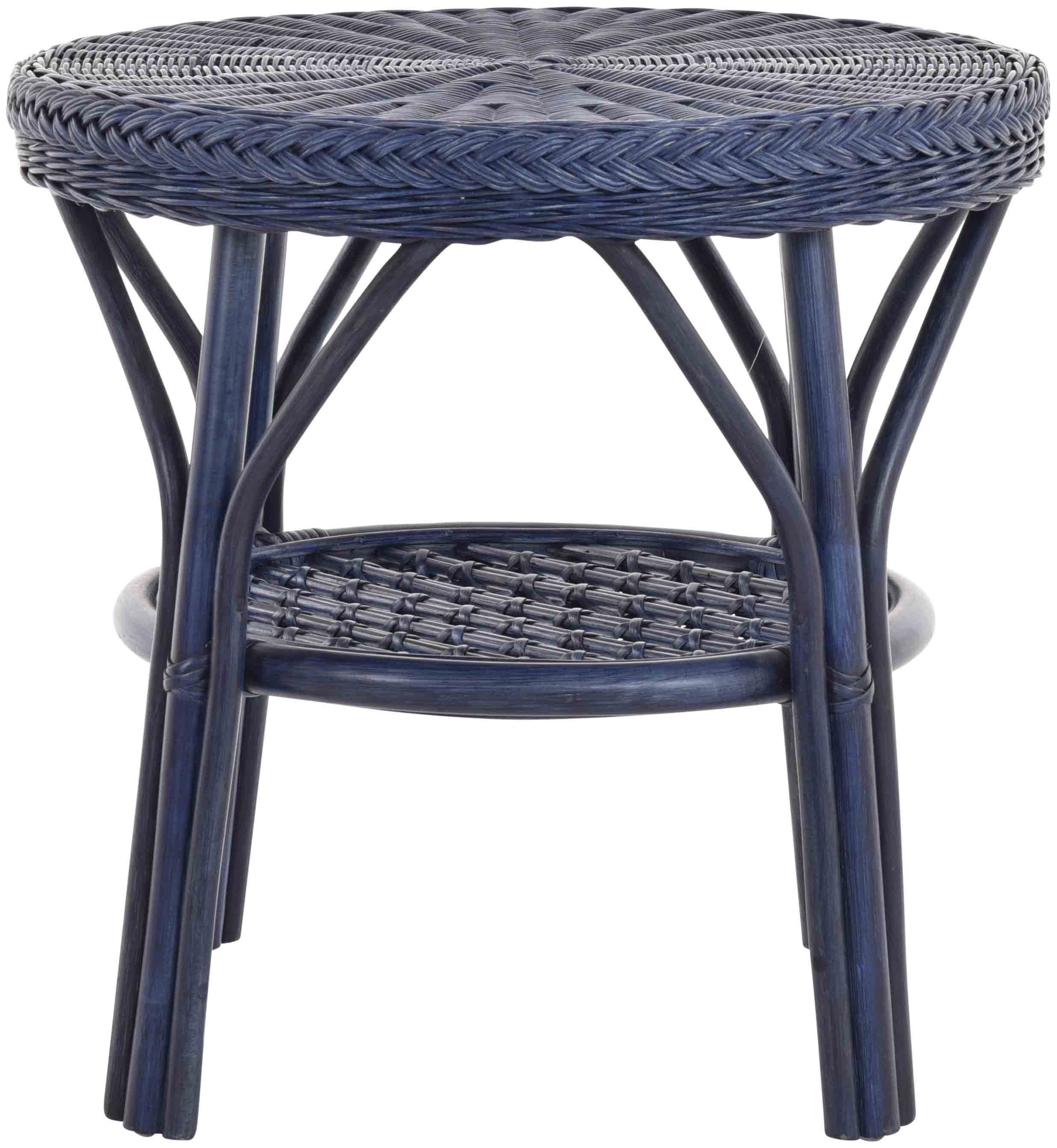 Krines Home Wohnzimmertisch Rattan Beistelltisch Rund günstig online kaufen