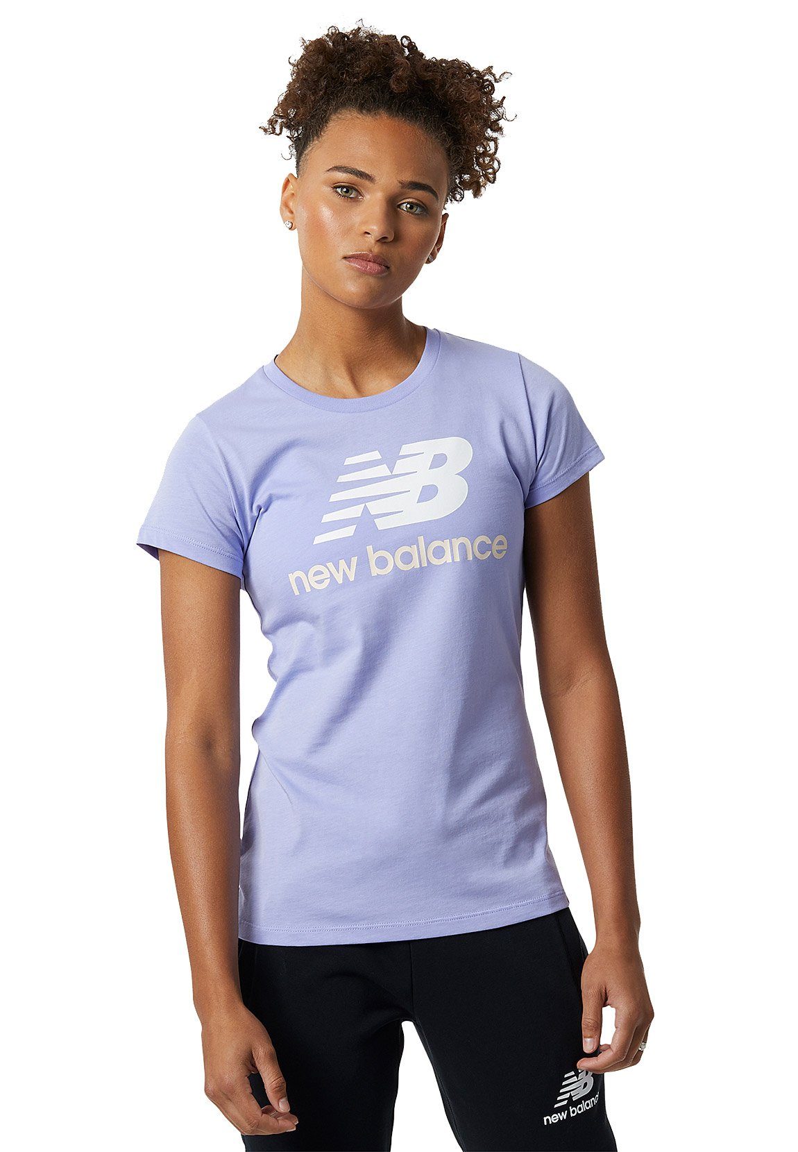 New Balance T-Shirt New Balance Damen T-Shirt ESSE ST LOGO TEE WT91546 VVO  Lila