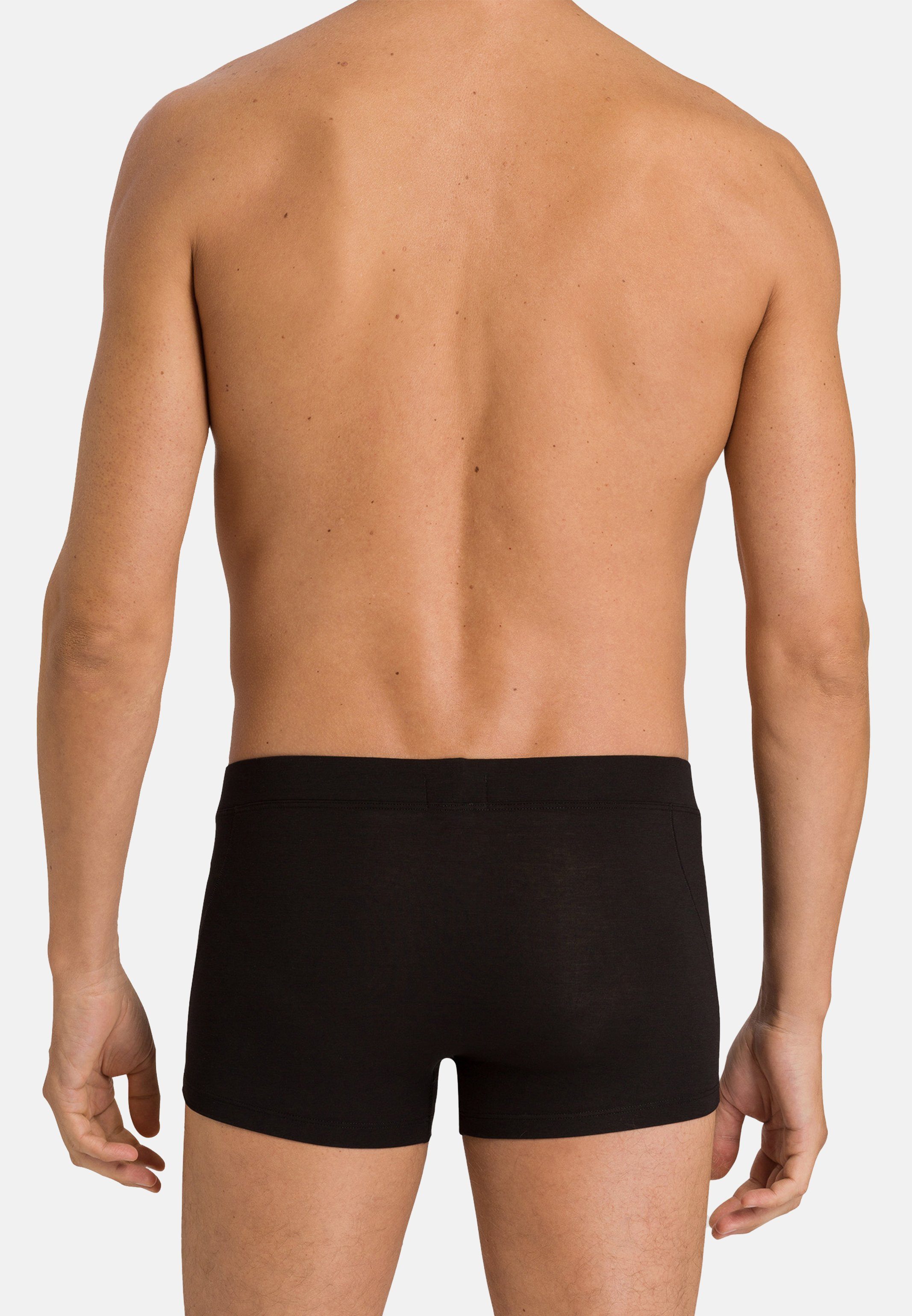 Hanro Retro Boxer Natural Function - Tag / Pant Eingriff jeden Short Funktionelle - Ohne für Unterwäsche (1-St) Deep Black