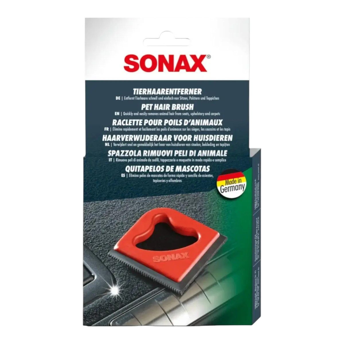 Sonax Tierhaarentferner SONAX TierhaarEntferner, (1-tlg), Entfernt Tierhaare ohne großen Kraftaufwand